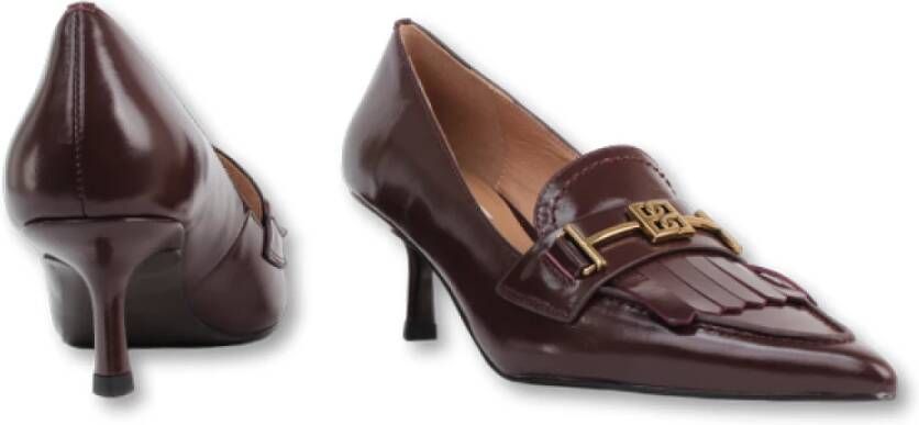 Bibi Lou Bordeaux Rode Pumps Red Dames