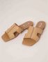 BiBi Lou Dames Slippers 520z69vk Natural Bruin - Thumbnail 3