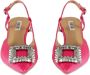 Bibi Lou Fuchsia Chanel Style Sandalen met Juweelapplicatie Pink Dames - Thumbnail 2