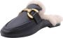 Bibi Lou Gator Slipper Black Dames - Thumbnail 4