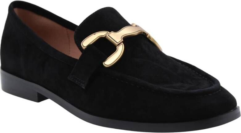 Bibi Lou Gifkikker Mocassin Schoenen Black Dames