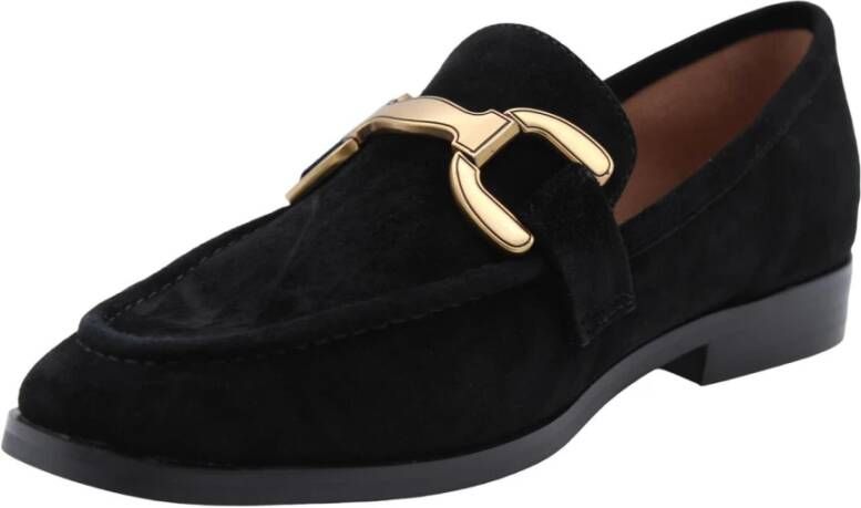 Bibi Lou Gifkikker Mocassin Schoenen Black Dames