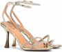 Bibi Lou Gouden Leren Sandalen 9cm Hak Yellow Dames - Thumbnail 2