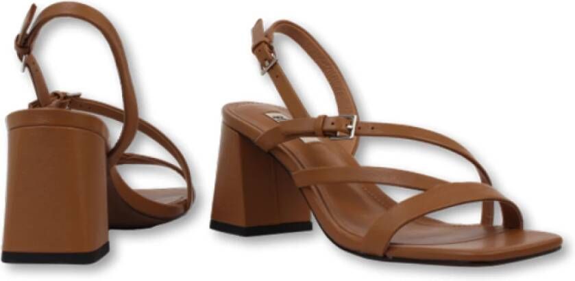 Bibi Lou Hazel Blokhak Sandalen Brown Dames