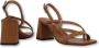 Bibi Lou Hazel Blokhak Sandalen Brown Dames - Thumbnail 3