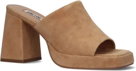 Bibi Lou Heeled Mules Bruin Dames