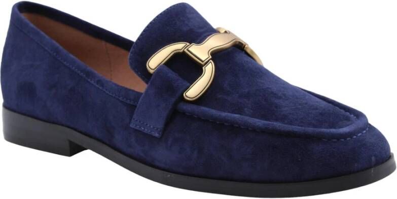 Bibi Lou Hopper Mocassin Schoenen Blue Dames