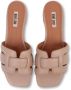 Bibi Lou Leren Slipper 760Z10Vk Planas Beige Dames - Thumbnail 2