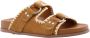 Bibi Lou Stijlvolle Zomer Slippers Brown Dames - Thumbnail 3