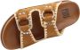 Bibi Lou Stijlvolle Zomer Slippers Brown Dames - Thumbnail 8