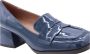 Bibi Lou Melkslang Patroon Stijlvolle Pumps Blue Dames - Thumbnail 7