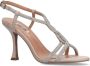 Bibi Lou Nude Leren Hoge Hak Sandalen Beige Dames - Thumbnail 3