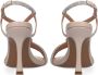 Bibi Lou Nude Leren Hoge Hak Sandalen Beige Dames - Thumbnail 4