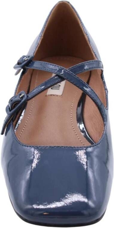 Bibi Lou Python Mary Jane Ballerina Schoenen Blue Dames