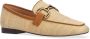 Bibi Lou Raffia Mocassins Ronde Neus Metalen Detail Beige Dames - Thumbnail 3