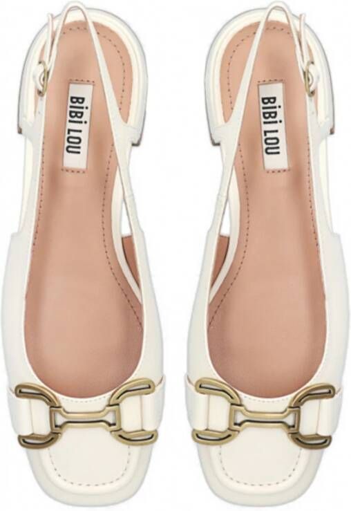 Bibi Lou Renée 25 Loafers Creme White Dames