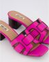 Bibi Lou Roze Hakken Muil Sandalen Pink Dames - Thumbnail 5