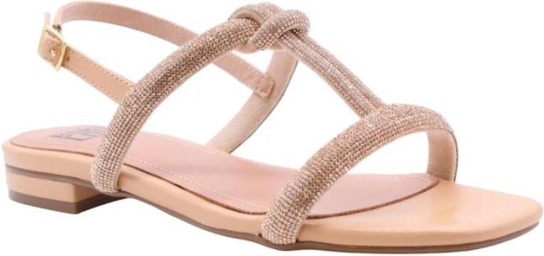 Bibi Lou Platte Zomer Sandalen Beige Dames