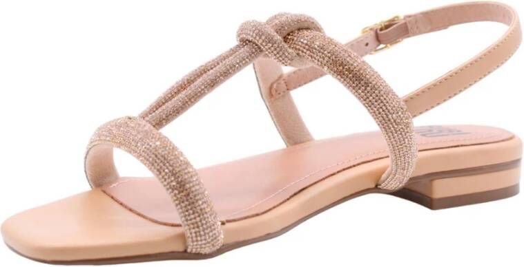 Bibi Lou Platte Zomer Sandalen Beige Dames