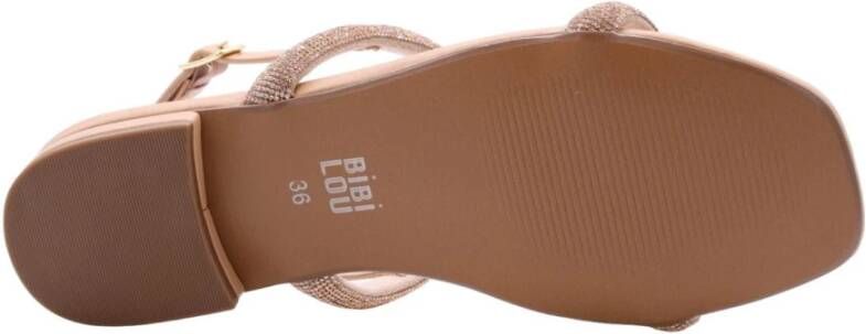 Bibi Lou Platte Zomer Sandalen Beige Dames