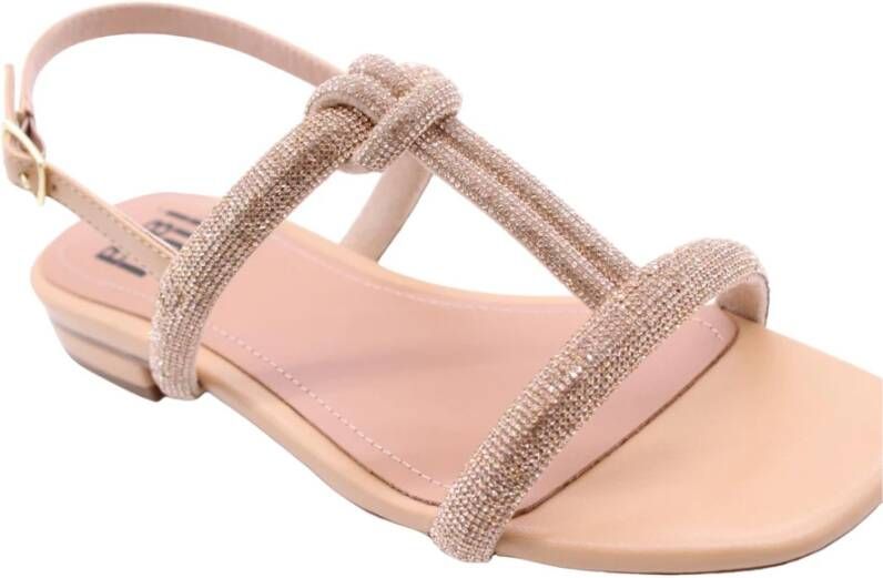 Bibi Lou Platte Zomer Sandalen Beige Dames