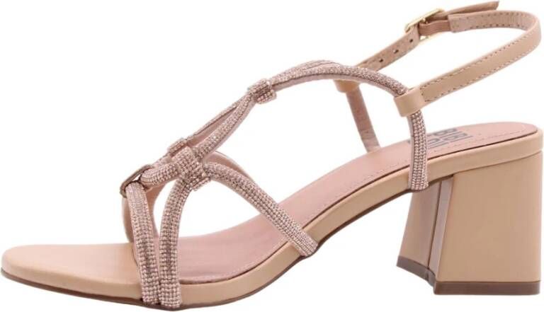 Bibi Lou Hoge hak sandalen voor modebewuste vrouwen Beige Dames