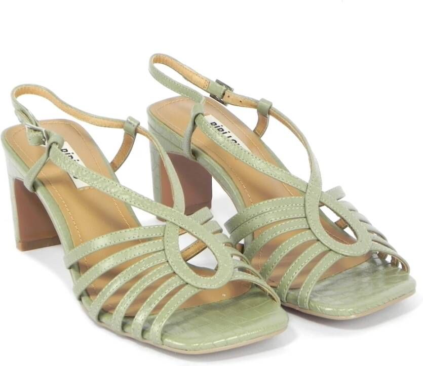 Bibi Lou Elegante hoge hak sandalen Groen Dames