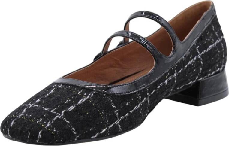 Bibi Lou Serpentina Mary Jane Ballerina Schoenen Black Dames