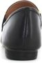 Bibi Lou Zwarte Loafer met Gouden Detail Black Dames - Thumbnail 11