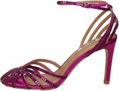 Bibi Lou Sierlijke Leren Sandalen Pink Dames