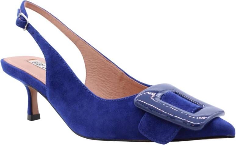 Bibi Lou Elegante Slingback Pumps Blue Dames