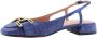 Bibi Lou Elegante Slingback Ballerina Blue Dames - Thumbnail 3