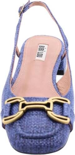 Bibi Lou Elegante Slingback Ballerina Blue Dames