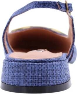 Bibi Lou Elegante Slingback Ballerina Blue Dames