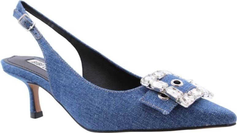 Bibi Lou Elegante Slingback Hakken Blue Dames