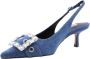 Bibi Lou Elegante Slingback Hakken Blue Dames - Thumbnail 11