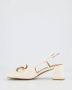 Bibi Lou Slingback Sandalen Wit White Dames - Thumbnail 2