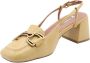 Bibi Lou Elegante Slingback Pumps Yellow Dames - Thumbnail 4