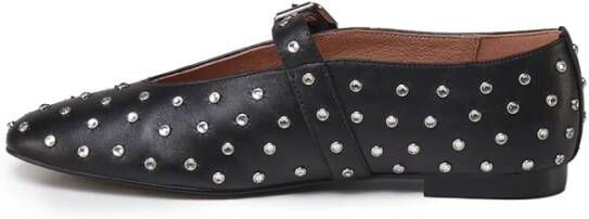 Bibi Lou Studded Zwarte Platte Schoenen Black Dames