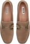 Bibi Lou Suède Loafer Blokhak Schoenen Beige Dames - Thumbnail 3