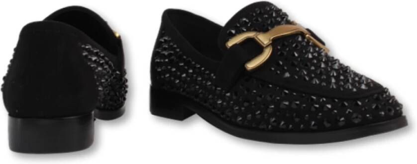 Bibi Lou Zwarte Stud Loafer Black Dames