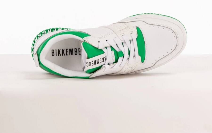 Bikkembergs Heren Sneakers Wit Groen Green Heren