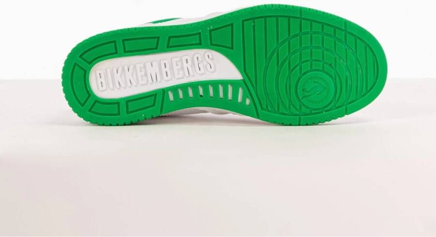 Bikkembergs Heren Sneakers Wit Groen Green Heren