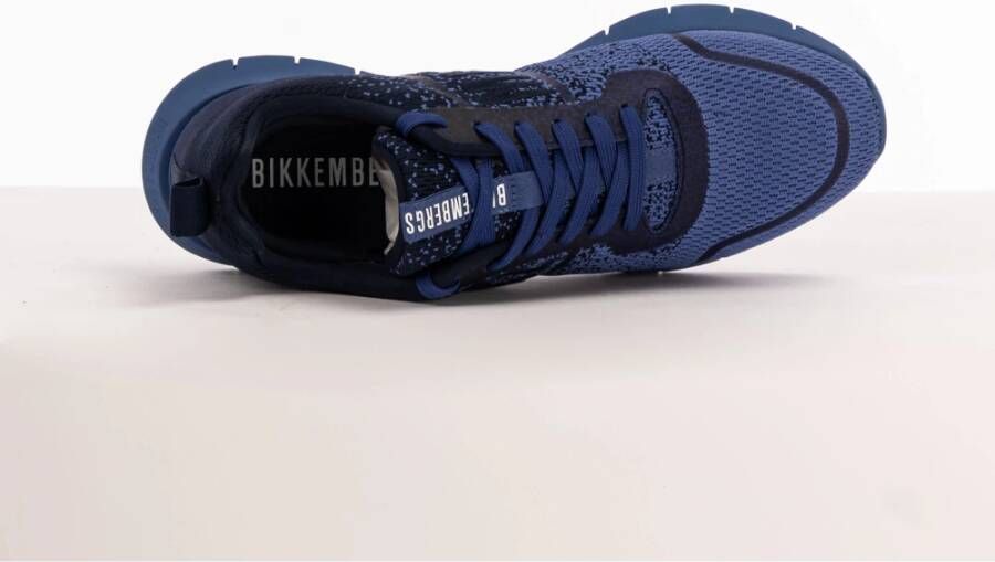 Bikkembergs Lage Top Lace Up Sneakers Blue Heren