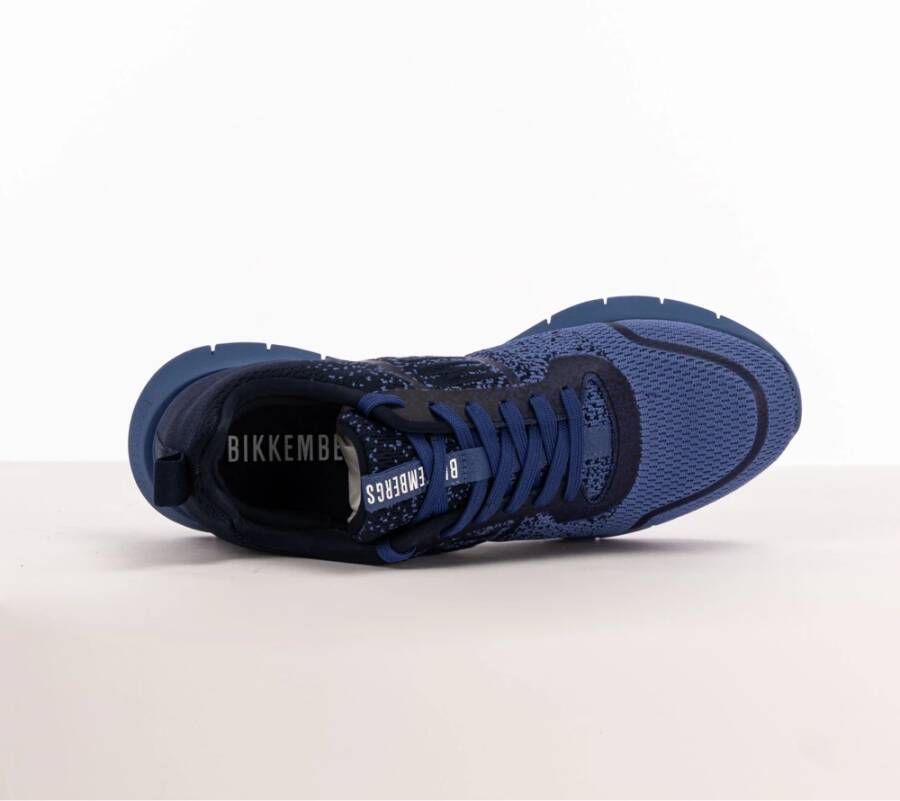 Bikkembergs Lage Top Veterschoenen Blue Heren