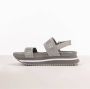 Bikkembergs Metallic Sandalen voor Vrouwen Zomerstijl Gray Dames - Thumbnail 4