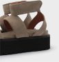 Billi Bi Chunky Plateau Sandalen Dessert Suède Beige Dames - Thumbnail 4