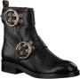 Billi Bi Zwarte Bikerboot met Gouden Details Black Dames - Thumbnail 3