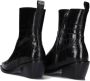 Billi Bi Zwarte enkellaarzen met city-western accenten Black Dames - Thumbnail 8