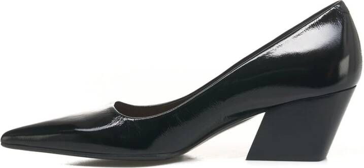 Billi Bi Zwarte Leren Decolleté Pumps Black Dames